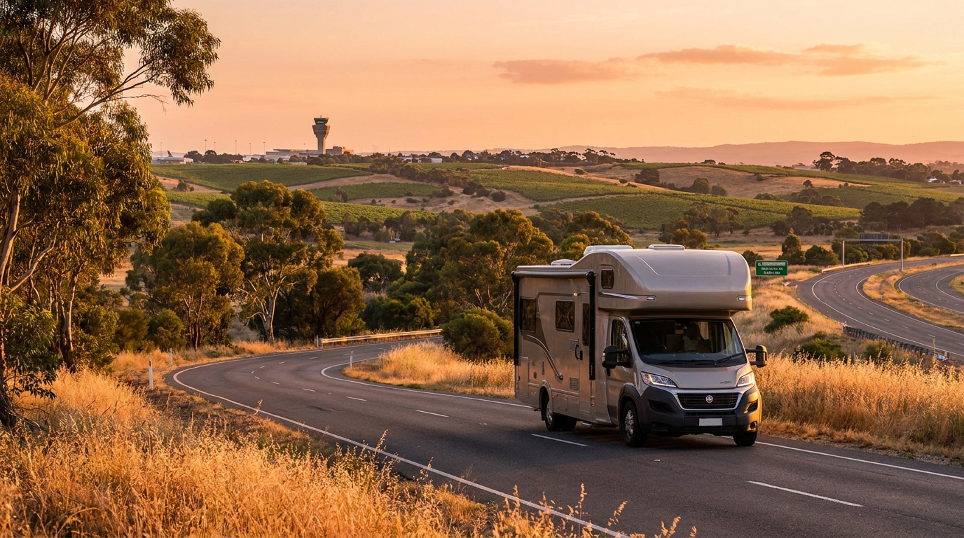 RV Itinerary From Adelaide Airport - Pickup to Road 2026
